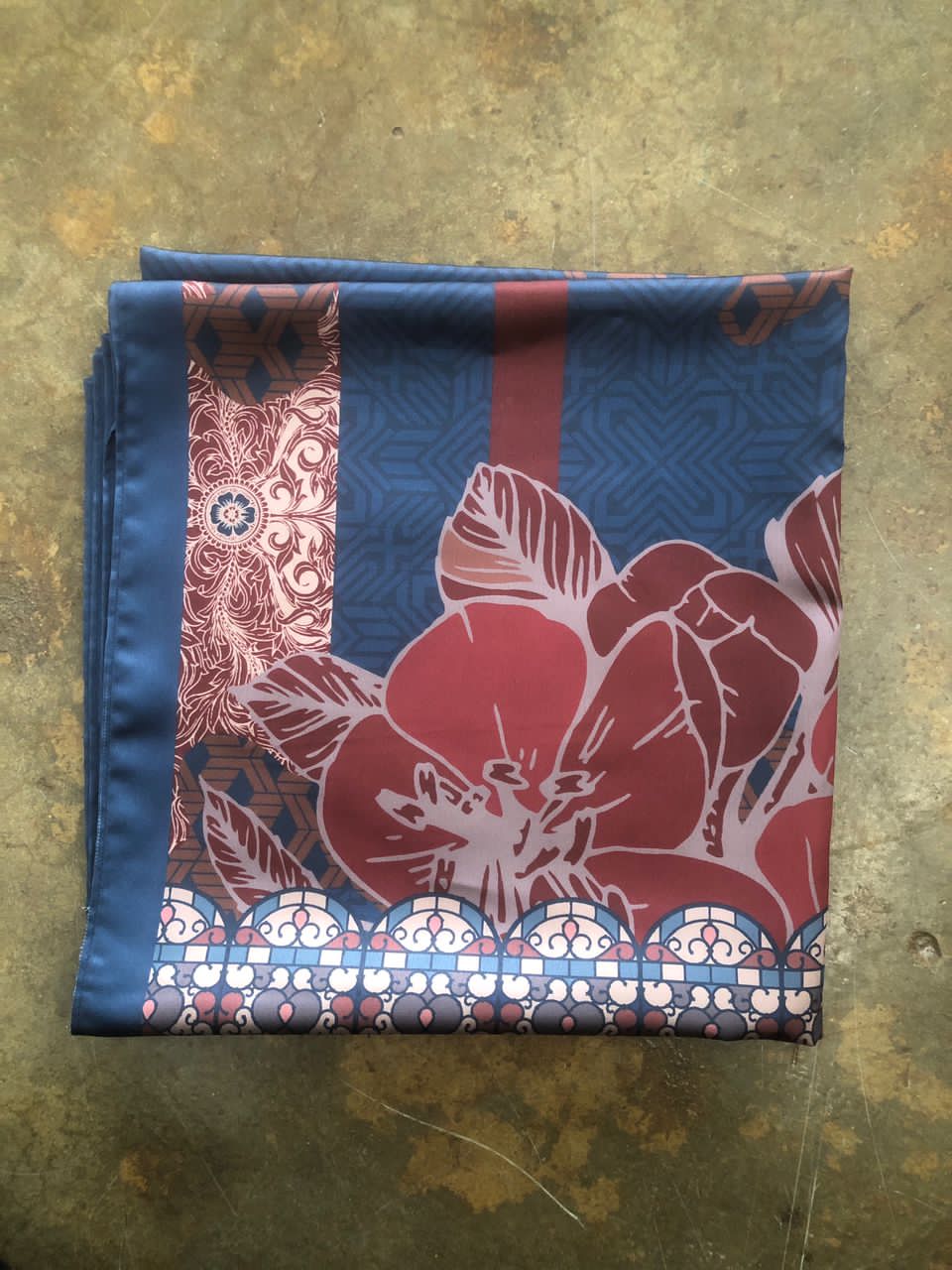 Alana Instant Bawal Printed Satin LF Edition