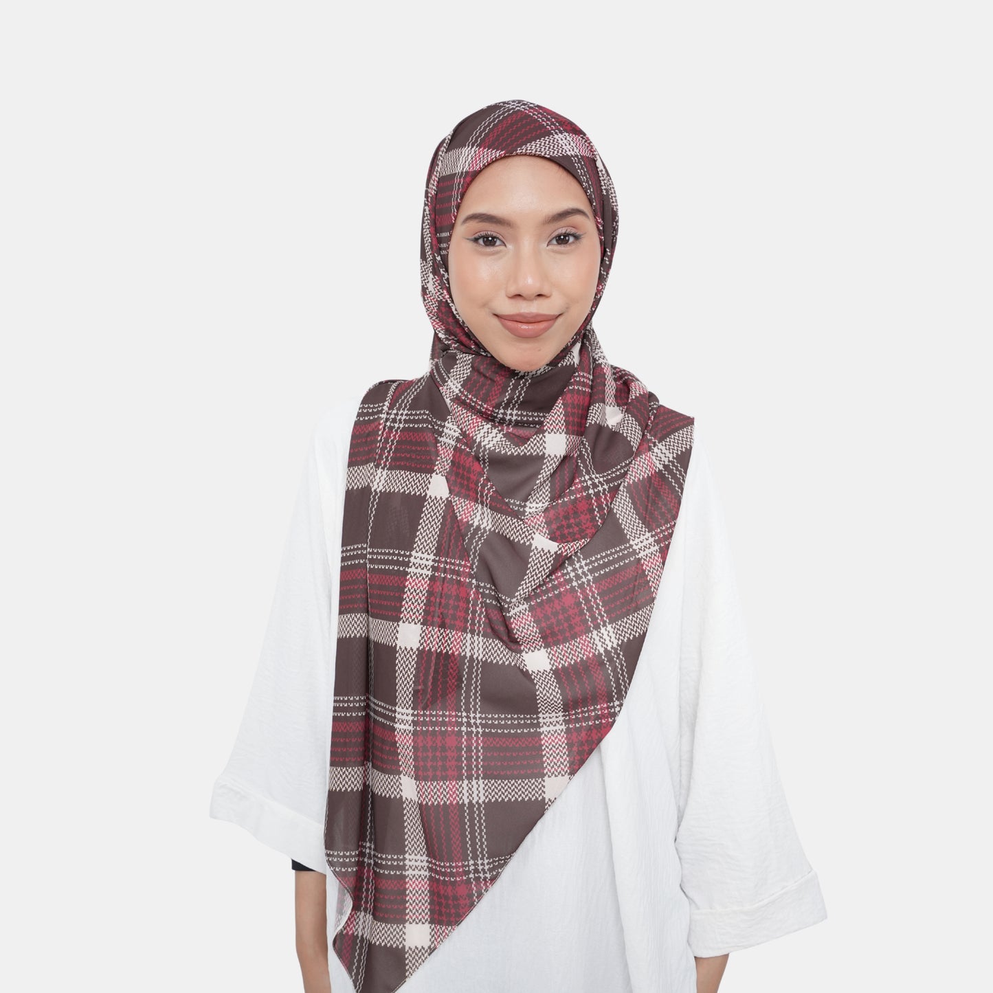 Instant Shawl Printed - Leila (Houndstooth Series)